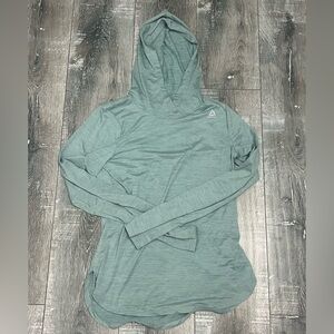 Reebok Women's Teal Hooded Sweatshirt